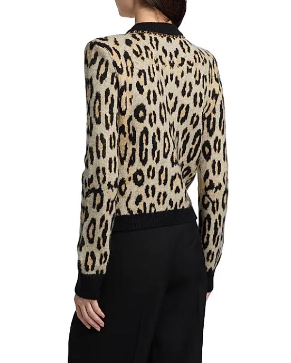 Elsbeth S03 Tracey Ullman Leopard Print Cardigan WorthVee