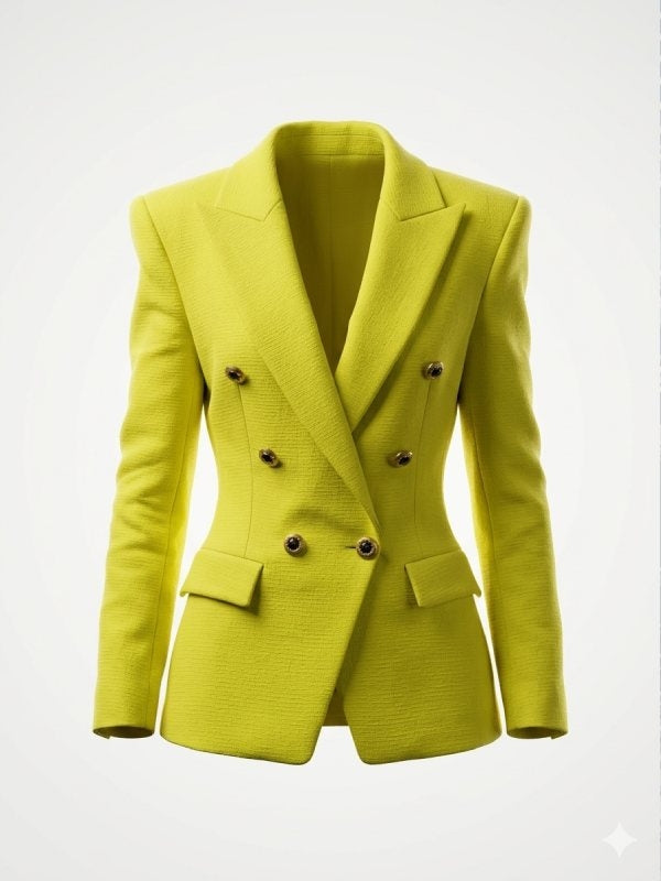 Emily In Paris Season 6 Lily Collins Yellow Blazer WorthVee