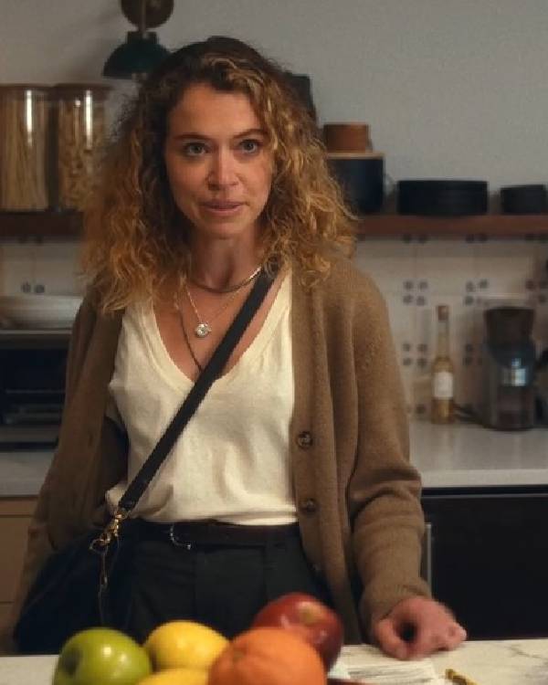 Maximum Pleasure Guaranteed Tatiana Maslany Brown Cardigan WorthVee