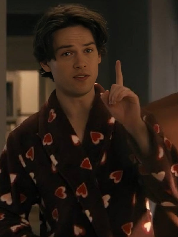 Not Suitable For Work S01 Jack Martin Heart Printed Robe