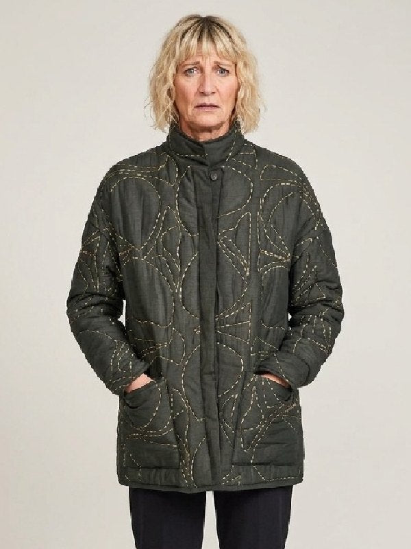 The Four Seasons S2 Kerri Kenney Charcoal Quilted Jacket WorthVee